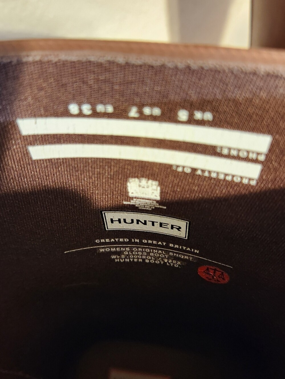 Hunter Gloss Short Rain Boots -